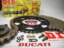 1986-1990 DUCATI 750 PASO SPORT 750 SPORT DID 520 OEM CHAIN AND SPROCKETS KIT (For: Ducati 750 Sport)