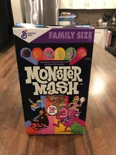 Monster Mash Cereal box 50th Anniversary-FREE SHIPPING!!