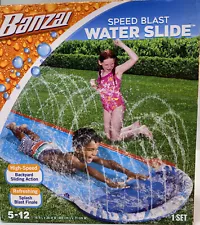 Banzai Speed Blast Water Slide - Vinyl, 28" W x 16' L - Fun Slip & Slide