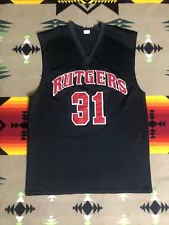 Vtg Rutgers Basketball Jersey size L #31 Made in USA