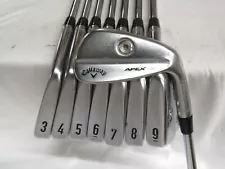 Used Callaway Apex MB Iron Set 3-PW KBS $-Taper 130 Extra Stiff Flex Steel Shaft