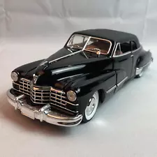 1947 Cadillac Series 62 Black on Tan 1:18 ANSON Diecast Car