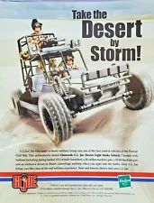 2000 GI JOE CHENOWTH DESERT LIGHT STRIKE Vehicle & Action Figure = Print AD