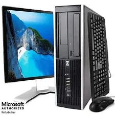 HP i5 Desktop Computer PC, up to 16GB RAM, 2TB SSD, 22" LCD, Windows 10 Wi-Fi