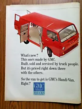 1965 GMC Handi-Van Ad Built Sold & Serviced by Truck People