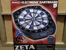 Halex Zeta Electronic Dartboard Game LCD Scoring 20 Games.NEVER USED ð