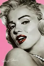 Marilyn Monroe Lips Poster 24x36