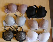 Bras Lot of 6 Womens Push Up Bras sizes 34 and 36