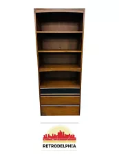 Mid-Century Modern Walnut Bookcase