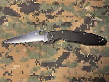 Spyderco Police 3 Knife VG-10 steel G 10 handle Japan Used