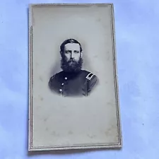 Antique Civil War CDV Photograph Officer In Cincinnati Ohio OH