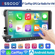 For VW Volkswagen Jetta Passat 9" Android 13 Car Stereo Carplay GPS Navigation