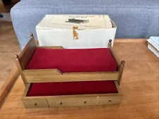 Vintage 1977 Chadwick-Miller Wood Dollhouse Trundle Bed # 93501 W Box