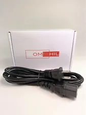 [UL Listed] OMNIHIL 8 Feet Long AC/DC Power Cord for EMOTIVA XPA-3 Gen3