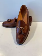 Ralph Lauren by Crockett & Jones Tassel loafers Cordovan Shoes 9.5 D New in box