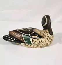 DUCKS UNLIMITED SPONSOR BANQUET DRAKE BLUE-WINGED TEAL WOOD DECOY!