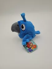 Angry Birds Rio Plush Blue Macaw Bird Tags Collectible Soft Toy No Sound