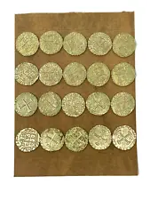 Gold Coins Pirate Treasure Shipwreck Gold Metal Challenge Coins - 20 Coins