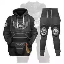 Space Marines Iron Hand Outfit For Men, Warhammer 40K Costume 1 Hoodie 1 Pants