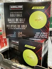 Kirkland Signature Golf Balls, 2 Dozen Neon Yellow