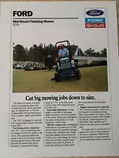 Ford 914 Mid-Mount Finishing Mower Brochure