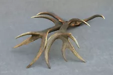 SHED WILD RED DEER ANTLER SET PAIR (HORN, KNIFE, CARVING, CHEW, TAXIDERMY)