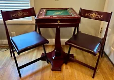 Collector Edition Monopoly Game, Table w/ 2 Chairs, FREE SHIPPING!