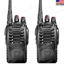 2 X BAOFENG BF-888S UHF 400-470 MHz 5W CTCSS Two-way Walkie-Talkie Radio