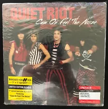 Quiet Riot Limited Edition 7" Vinyl Cum On Feel The Noize/Run For Cover & XL Tee