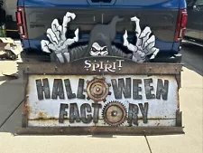 SPIRIT HALLOWEEN Store Retail Display Halloween Factory Showroom Sign RARE 2021