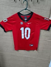 NIKE University Of Georgia Bulldogs #10 Jacob Eason Stitched Jersey Size Medium