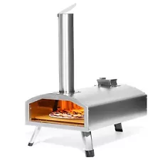 Pizza Oven Outdoor 12'' - Wood Pellet Pizza Oven, Woodfired & Stonebaked Pizz...