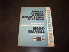 1984 Chevy Impala & Caprice Electrical Wiring Shop Service Manual Supplement xo