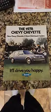 1978 Chevrolet Chevette New Car Sales Brochure 4-Door Hatchback