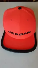 Air Jordan Hat Men Orange Black Infrared Jumpman Strap Back Cap