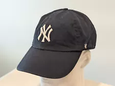 New York Yankees Navy Blue '47 Brand Hat Adjustable Strap Baseball Cap NY Dad