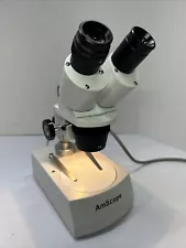 AmScope 20X Stereo Microscope with Light Source Power Cord