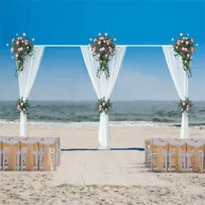 Heavy Duty Wedding Backdrop Stand Party Background Drape Support Adjustable Kit