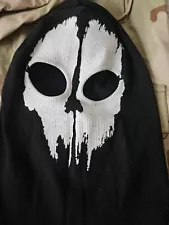 Adult Balaclava LOGAN GHOST FACE MASK SKI HOOD+ACTIVISION CALL OF DUTY DECAL