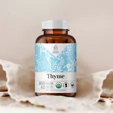 Garden Organics Thyme Capsules, 400 mg