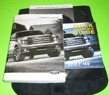 2013 FORD F150 F 150 OWNERS MANUAL SET GUIDE 13 +case XLT STX LARIAT FX4 rwd 4x4