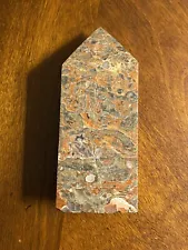 Indonesian Bloodstone Tower Point Gemstone