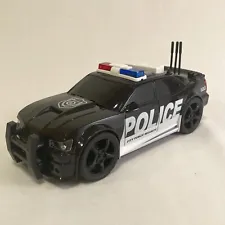 Vokodo Toy Police Car Friction Powered 1:20 Scale With Lights Sirens And Sounds