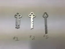 National Cash Register Keys #1,#2,& #5 key. Fits 300 class & 700 class.