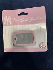 New York Yankees Fragranced Dog Tags Necklaces For Her Pink MLB FREE SHIPPING