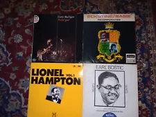 JAZZ VINYL RECORD COLLECTION MULLIGAN/BOSTIC/HAMPTON/BASIE