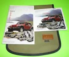 2011 JEEP WRANGLER USER GUIDE OWNERS MANUAL SET +case 11 SPORT SAHARA UNLIMITED