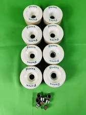 8 Vintage 53 MM Pacer Roller Skate Wheels