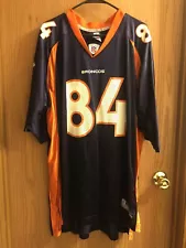 Reebok NFL Jersey Denver Broncos Shannon Sharpe Navy Size XL