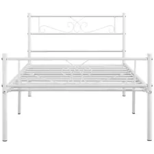 Twin/Full Bed Frames Metal Platform with Headboard and Footboard Used